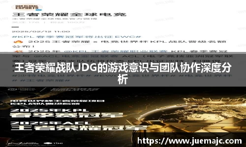 王者荣耀战队JDG的游戏意识与团队协作深度分析
